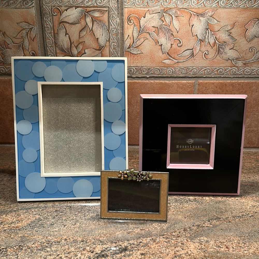 Various Hobby Lobby Frames - 3pcs